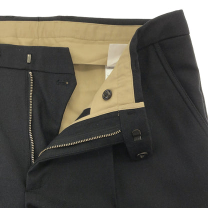 MONCLER Sportivo Wool Relaxed Pants Black Size 48