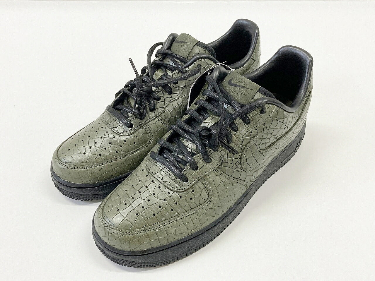 NIKE Air Force 1 '07 PRM Khaki Green Sneakers Size 28cm
