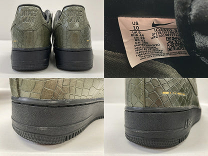 NIKE Air Force 1 '07 PRM Khaki Green Sneakers Size 28cm