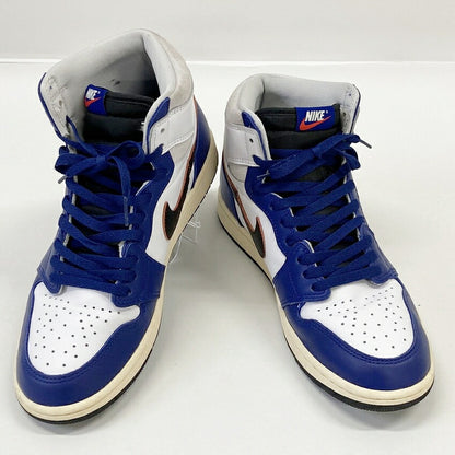 NIKE Air Jordan 1 High OG Blue White Sneakers Size 28cm