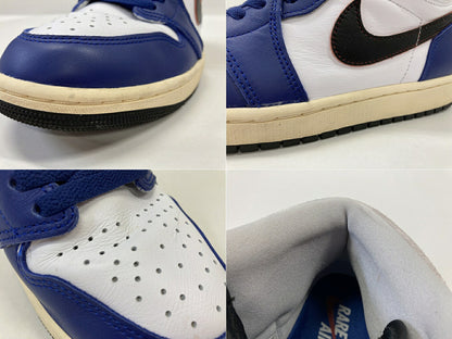 NIKE Air Jordan 1 High OG Blue White Sneakers Size 28cm