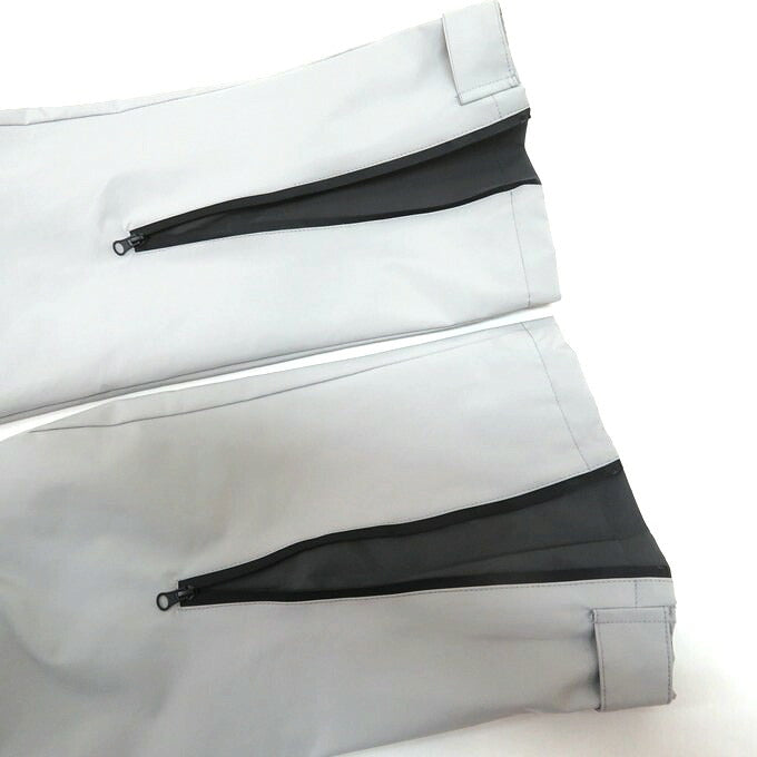 MR.ENJOY DA MONEY Zipper Gray Pants Size L