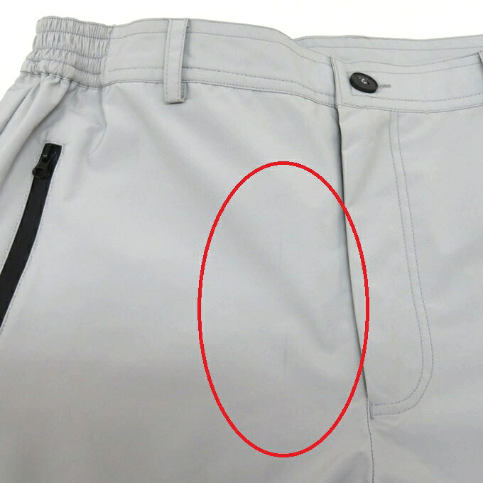 MR.ENJOY DA MONEY Zipper Gray Pants Size L