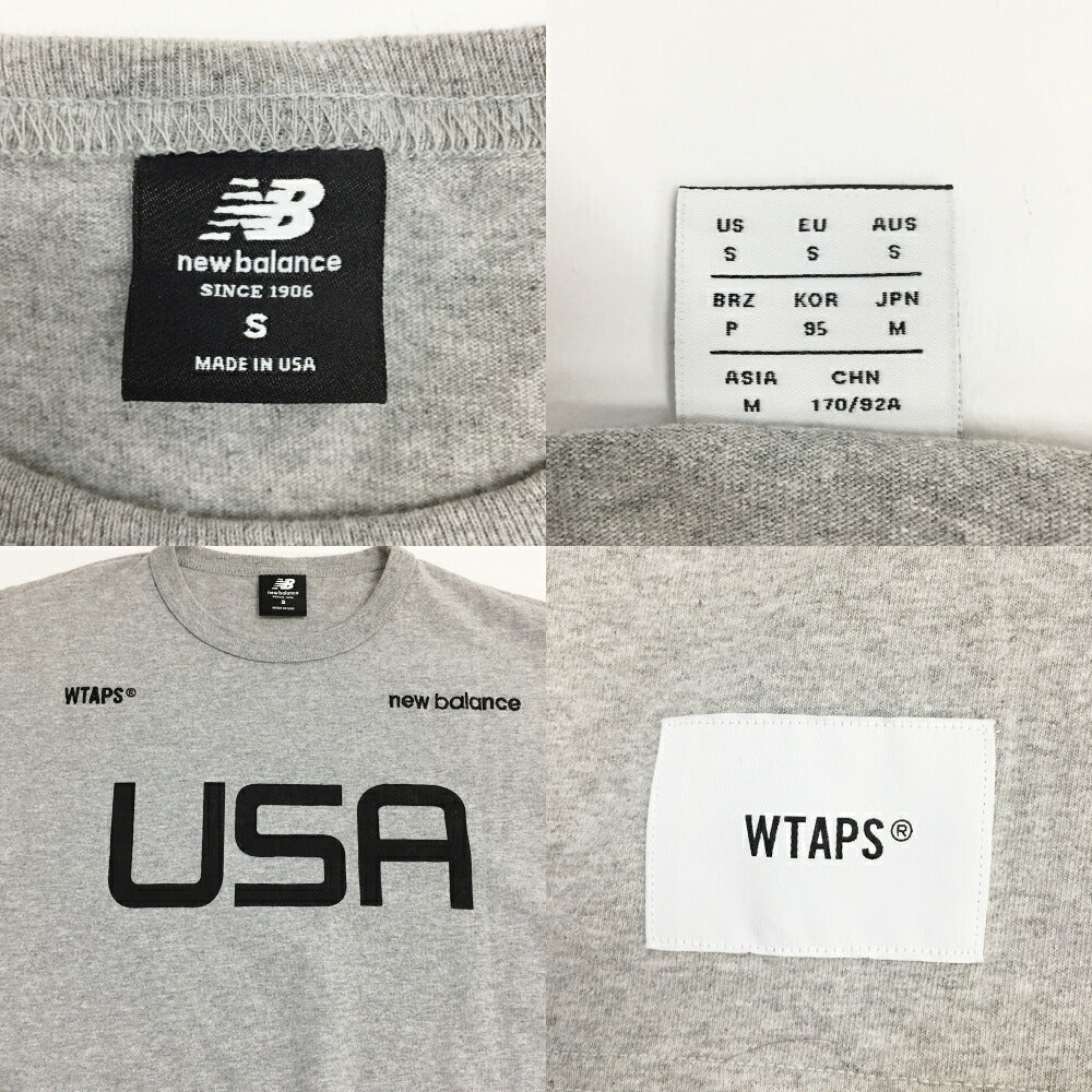 WTAPS x New Balance T-Shirt Gray Size S