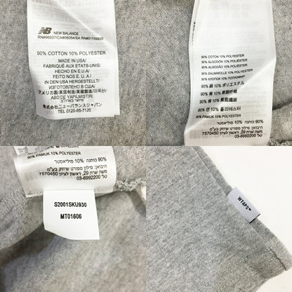 WTAPS x New Balance T-Shirt Gray Size S