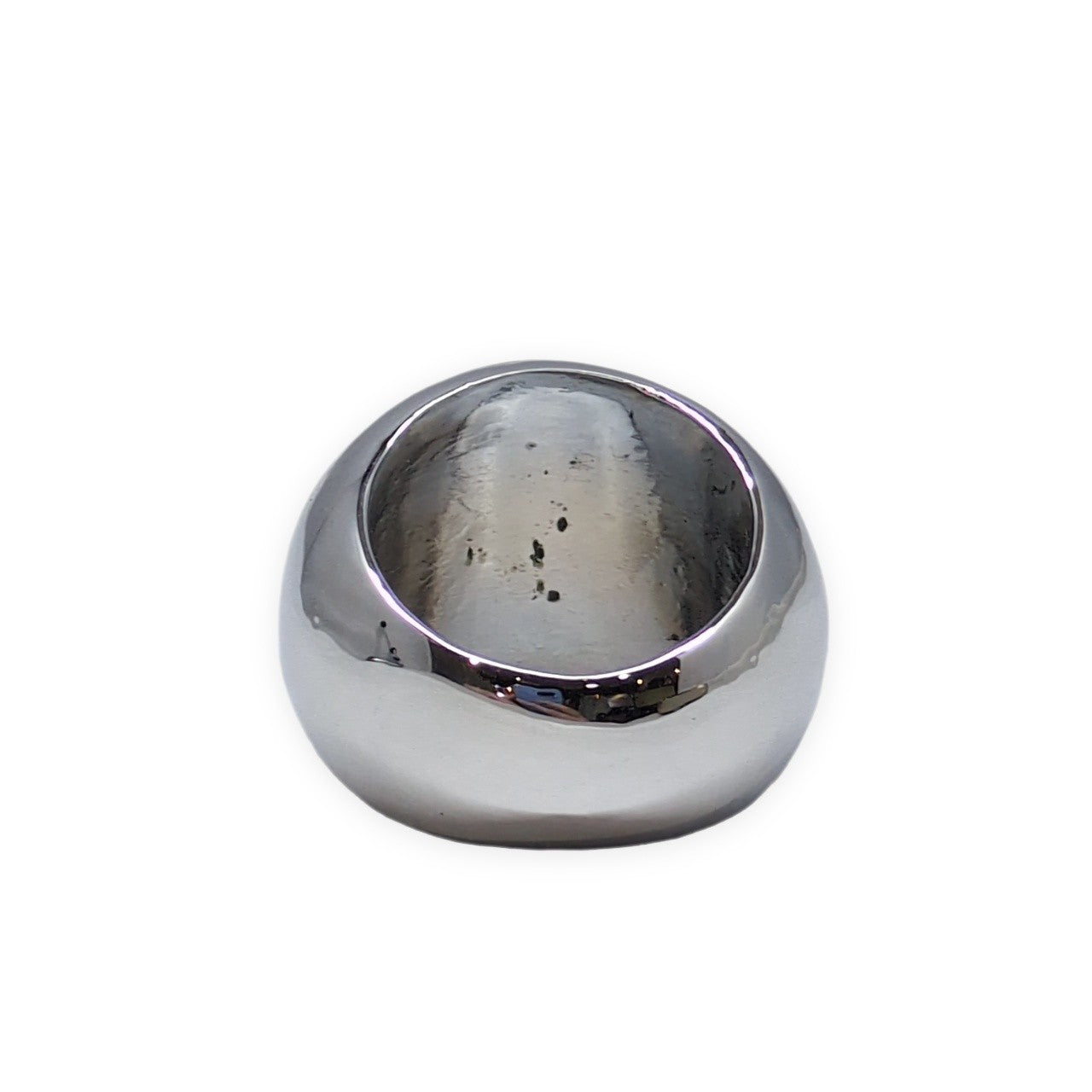 STUSSY Old Stussy Logo Silver Ring Size 16