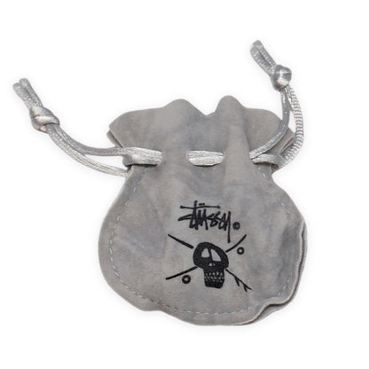 STUSSY Old Stussy Logo Silver Ring Size 16
