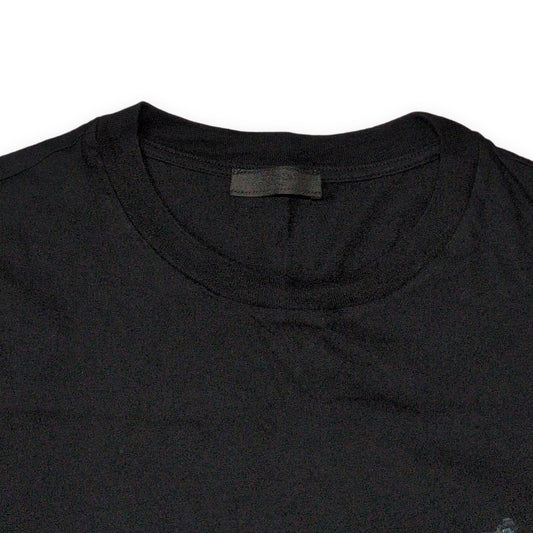 Prada 21SS Black Logo Embroidered Short Sleeve Size XXL