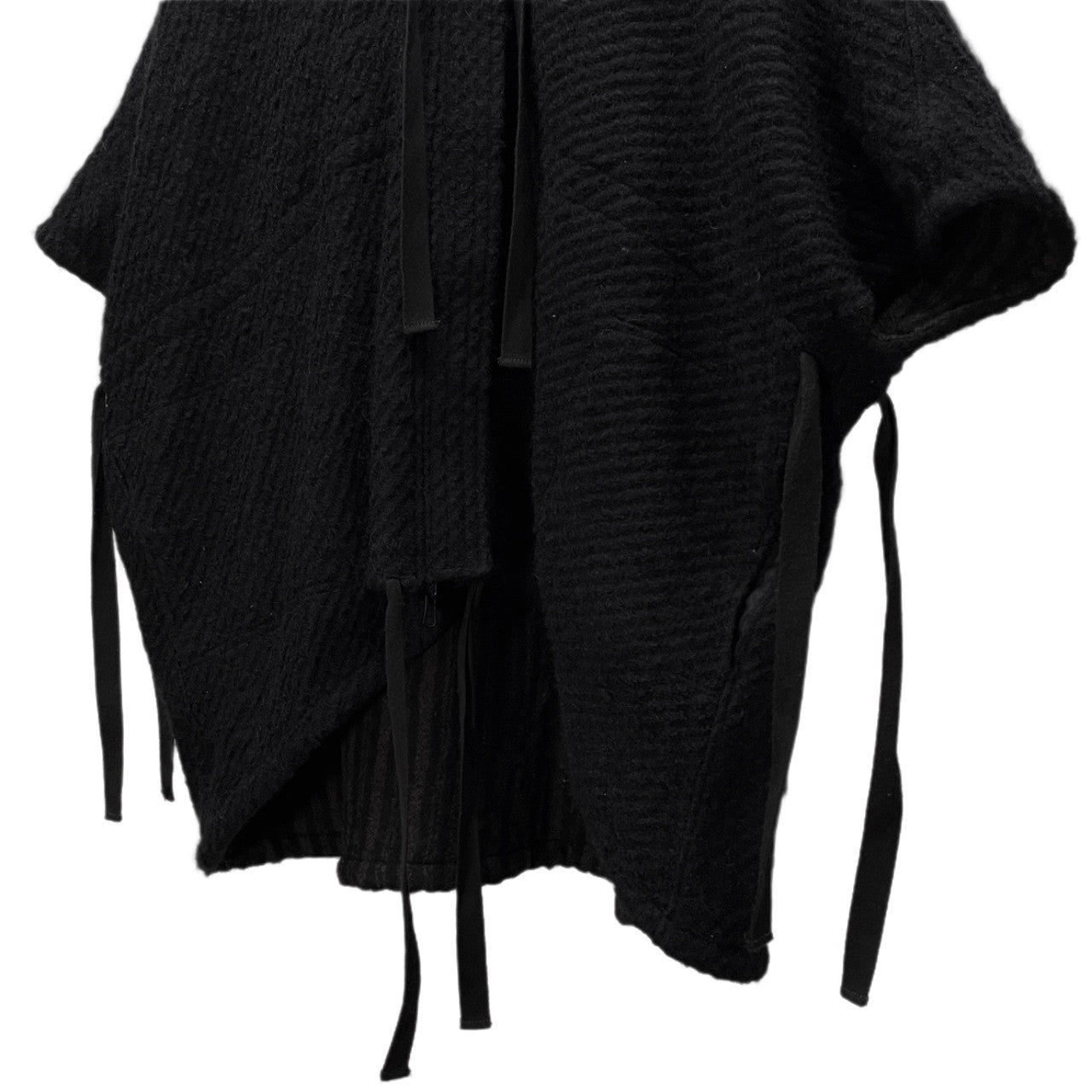 A.F Artefact Wool Mohair Reversible Stripe Zip Hoodie Jacket Size 3