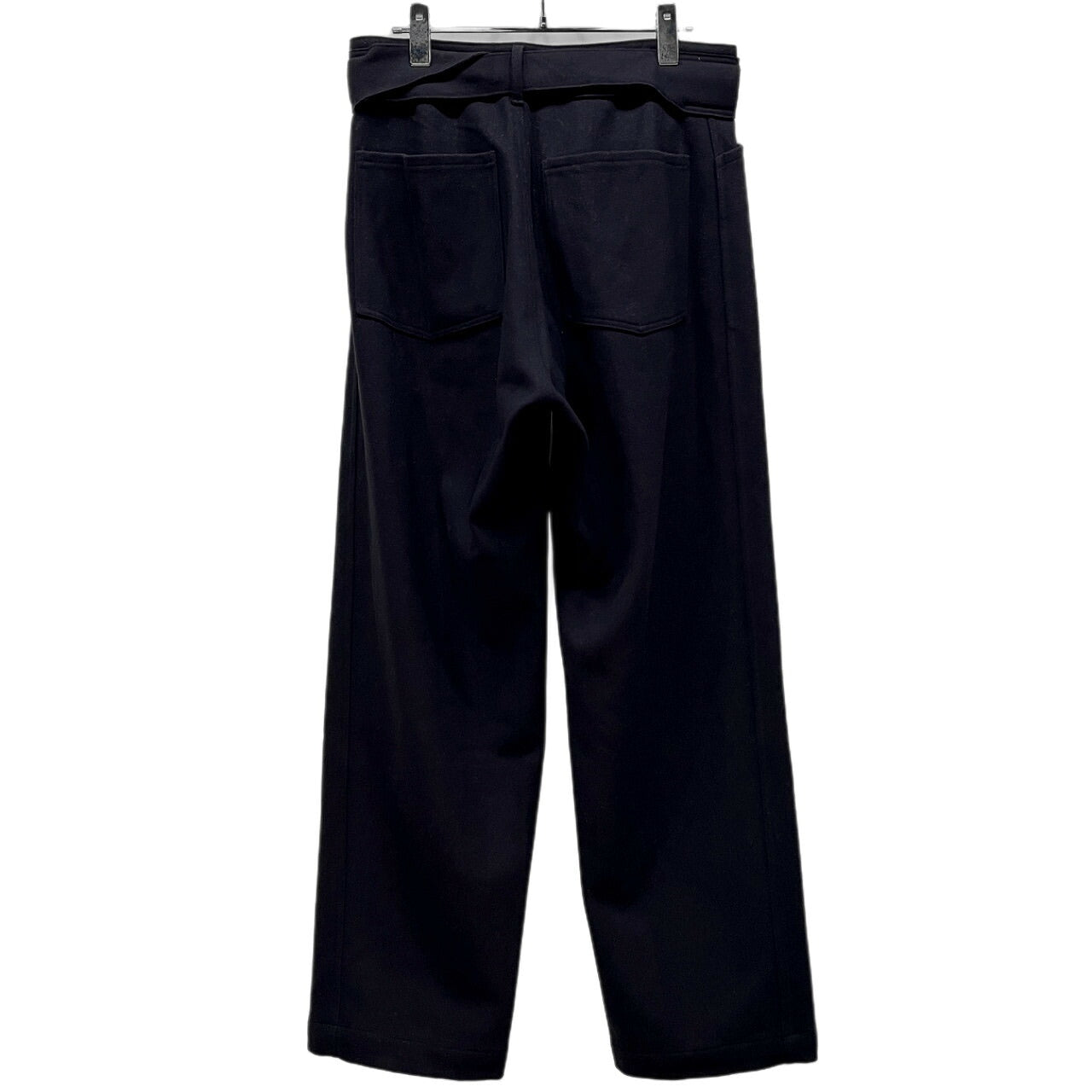 Comoli 16AW Melton Wool Nylon Belted Pants Navy Size 1