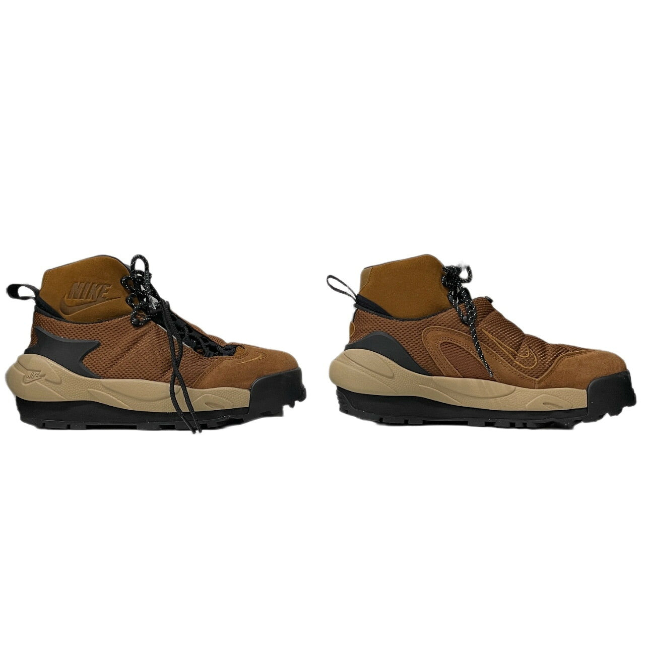 sacai × NIKE Magmascape Pecan High-top Sneakers Size 27