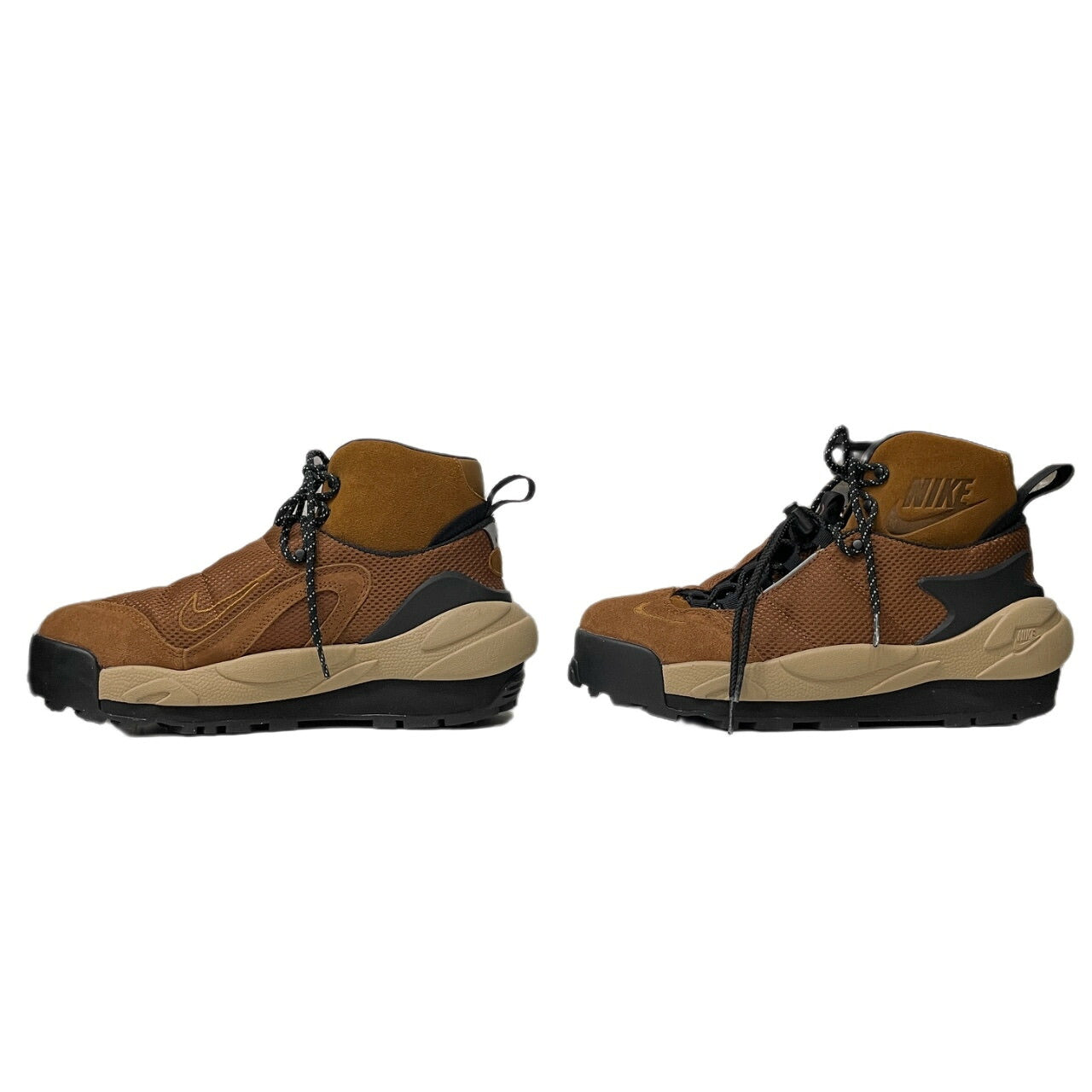 sacai × NIKE Magmascape Pecan High-top Sneakers Size 27