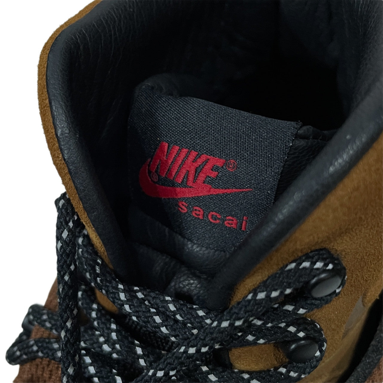 sacai × NIKE Magmascape Pecan High-top Sneakers Size 27