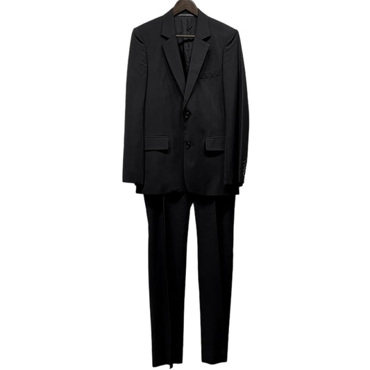 KRIS VAN ASSCHE Archive Wool Tropical 2B Suit Black Size 44