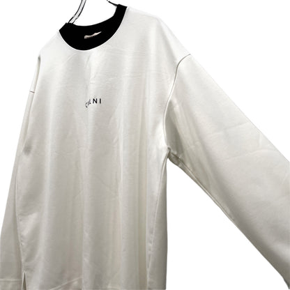 CULLNI Logo Print Long Sleeve T-Shirt White Size 1