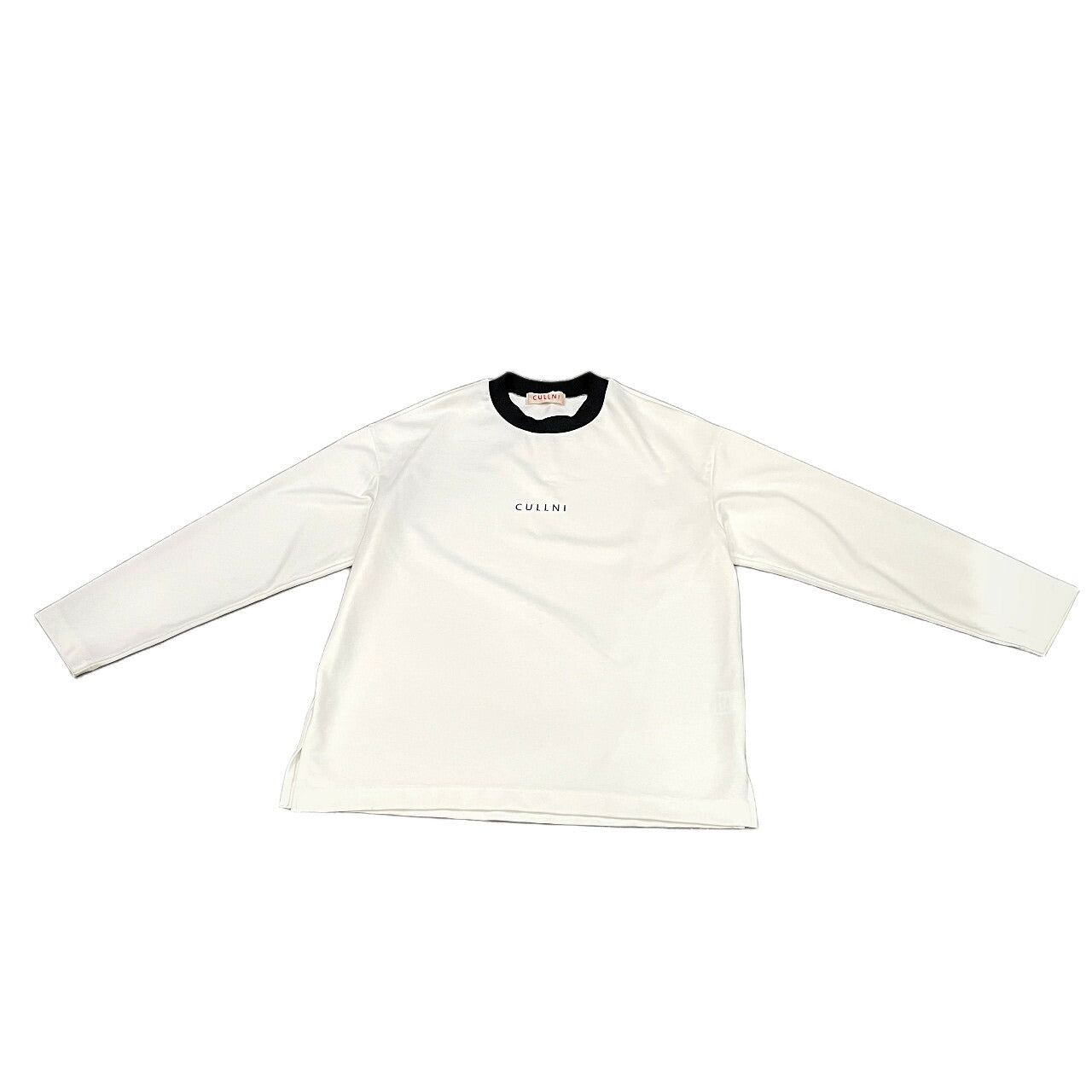 CULLNI Logo Print Long Sleeve T-Shirt White Size 1