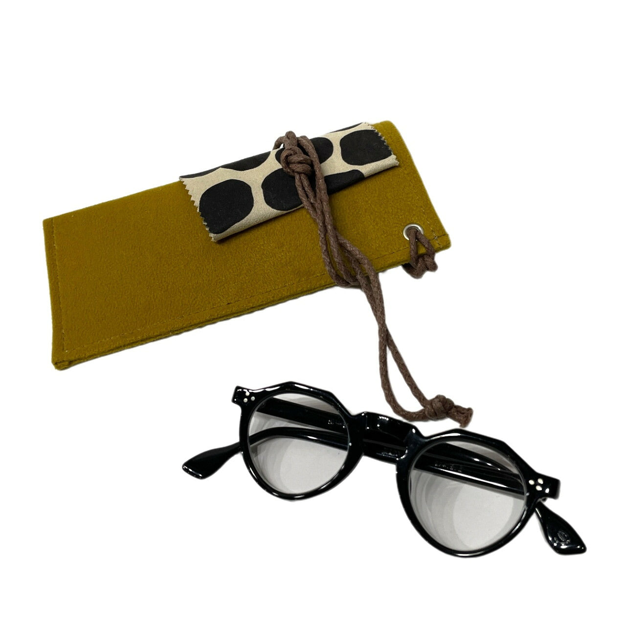 ITM guepard gp-15 Crown Panto Sunglasses Black Size 41
