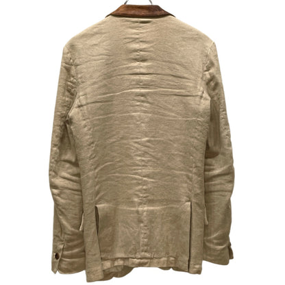 ISAMU KATAYAMA BACKLASH Linen/Cotton 1B Dye Blazer Size M