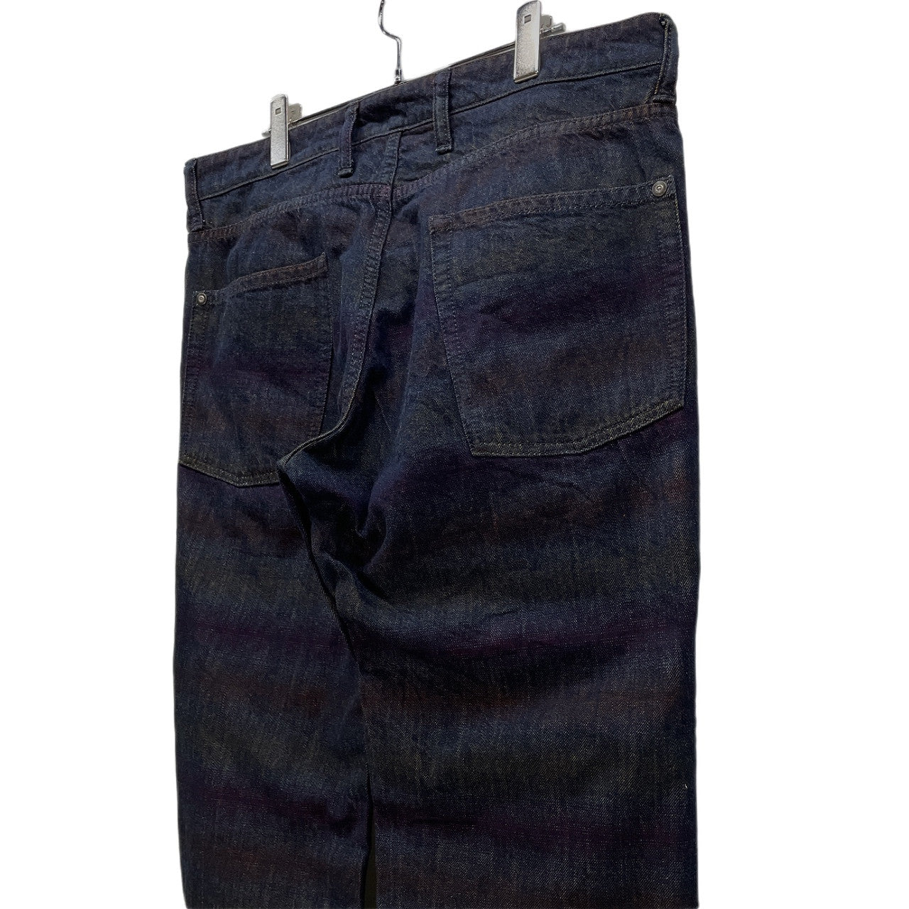 Issey Miyake 13AW Jacquard 5-Pocket Denim Jeans Blue Size 4