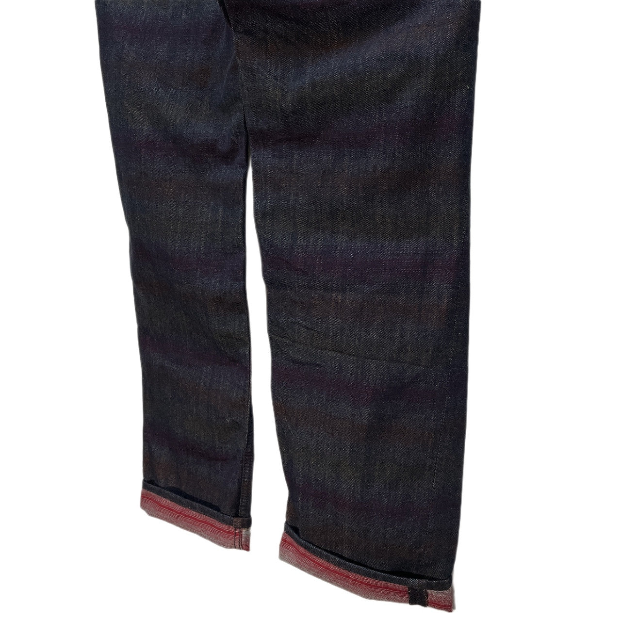 Issey Miyake 13AW Jacquard 5-Pocket Denim Jeans Blue Size 4