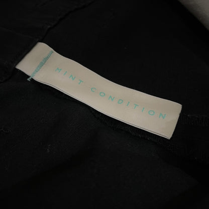 SHINYA KOZUKA 23SS Cotton-Linen Tapered Trousers Black