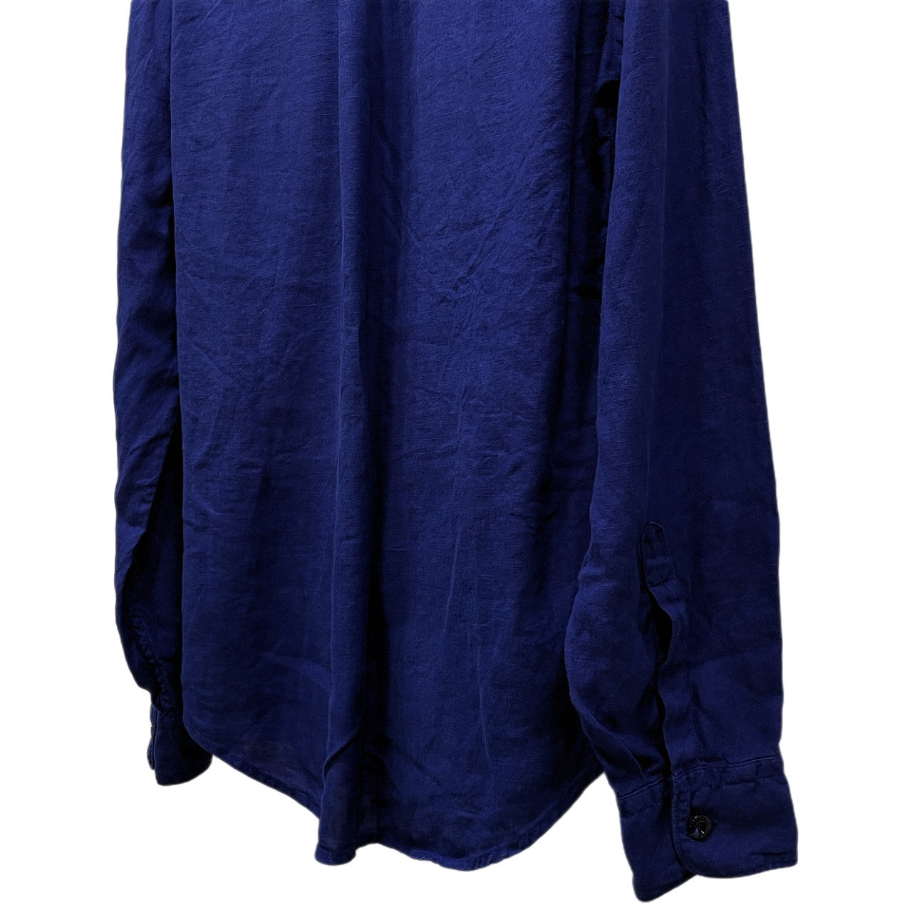 STONE ISLAND 16SS Logo Embroidered Linen Shirt Size S