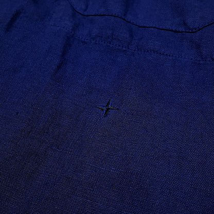 STONE ISLAND 16SS Logo Embroidered Linen Shirt Size S