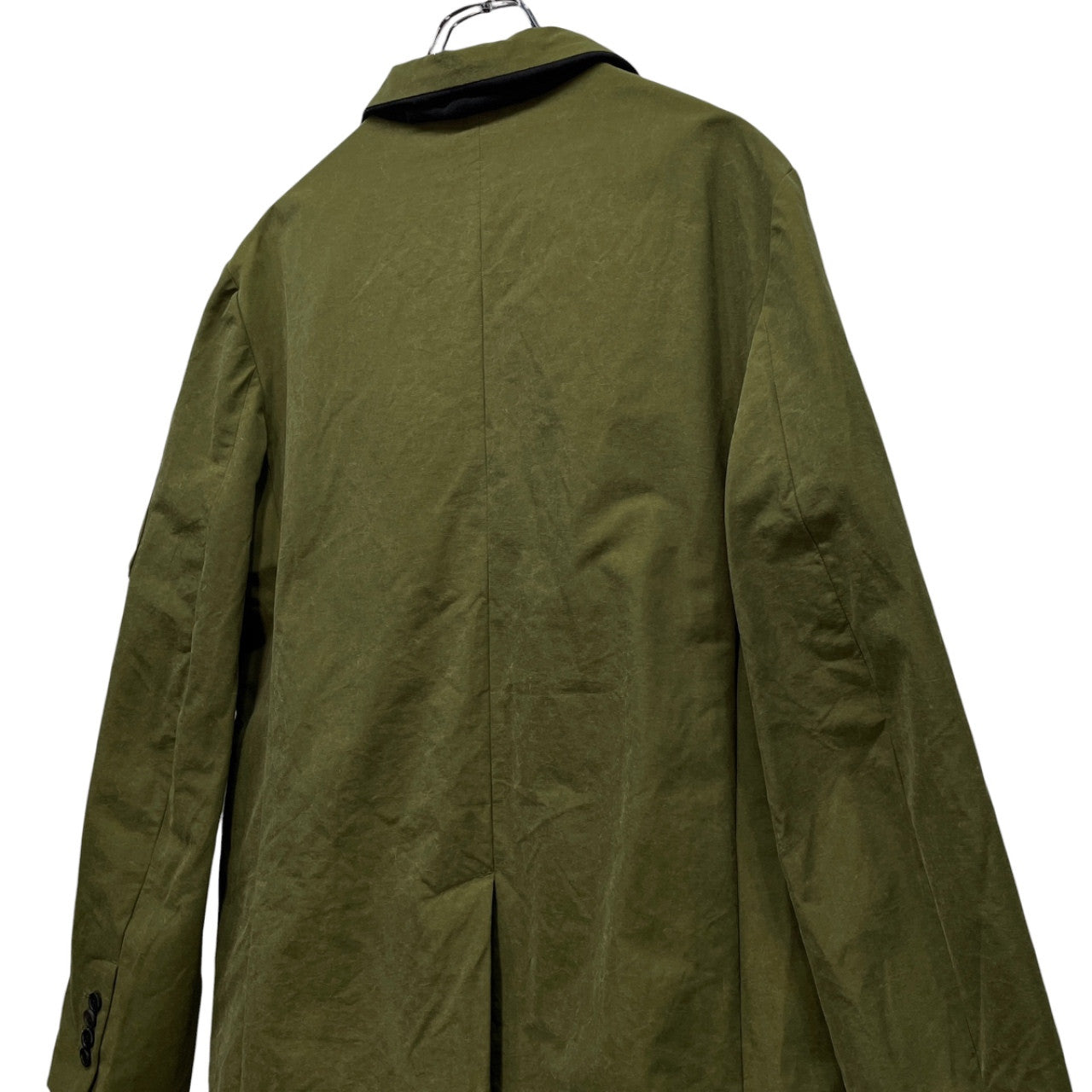 Vintage LEMURIA Salt Shrink Bomber Jacket Khaki Size 46