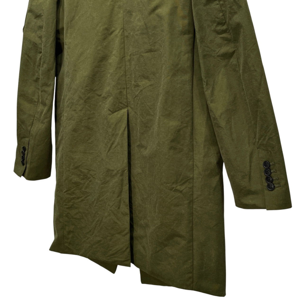 Vintage LEMURIA Salt Shrink Bomber Jacket Khaki Size 46