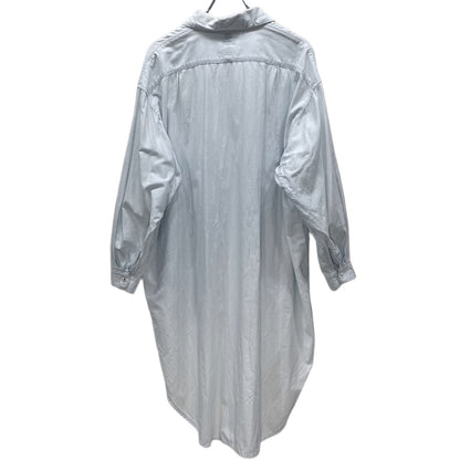 KAPITAL Chambray Duke Collar Long Shirt Dress Blue Size S
