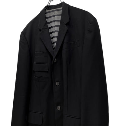 Jean Paul Gaultier 93SS Wool 3B Tailored Jacket Size 48