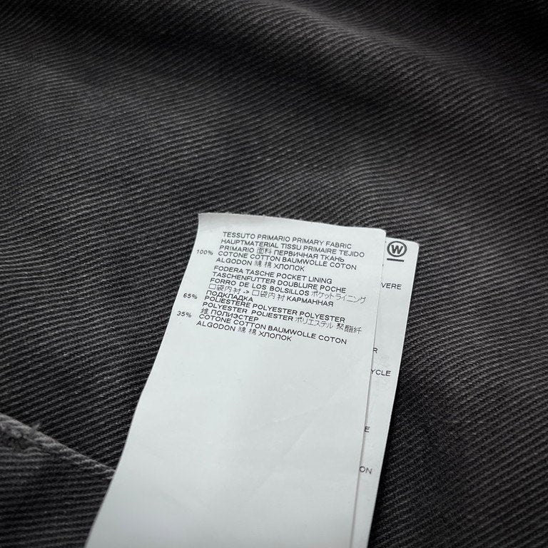 Maison Margiela 18AW STEREOTYPE Regular Black Jeans Size 29