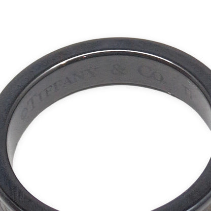 TIFFANY&Co. 1837 Titanium Narrow Ring Size JP 10