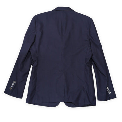 Maison Kitsune French Navy Wool Suit Jacket Size T.46