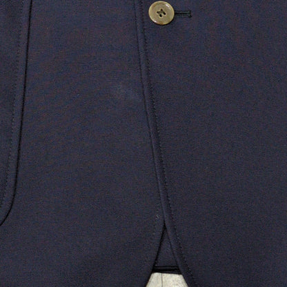 Maison Kitsune French Navy Wool Suit Jacket Size T.46