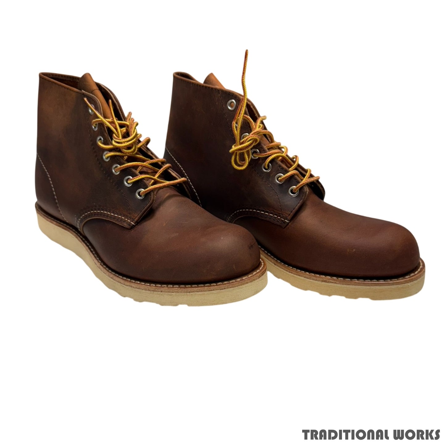 Red Wing 9111 Classic Round Copper Rough Tough Boots Size 10