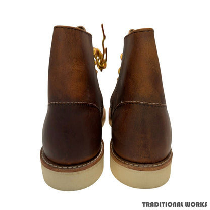 Red Wing 9111 Classic Round Copper Rough Tough Boots Size 10