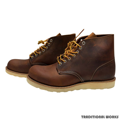 Red Wing 9111 Classic Round Copper Rough Tough Boots Size 10
