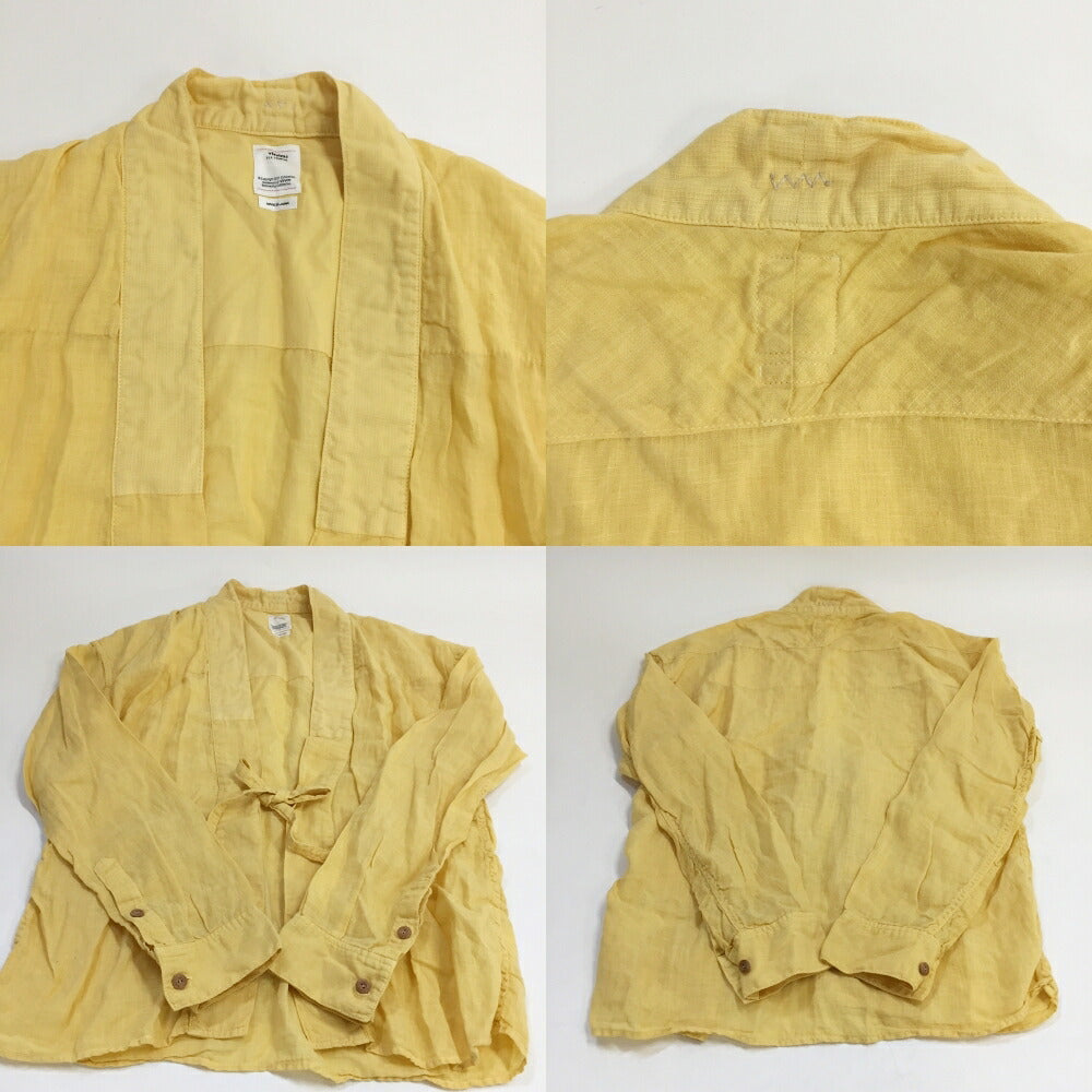 visvim LHAMO Shirt Yellow Size 2