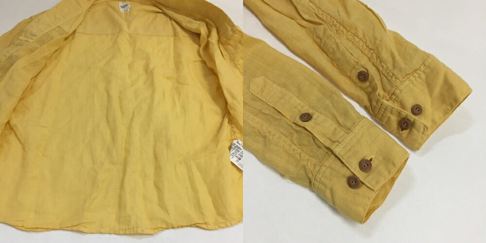 visvim LHAMO Shirt Yellow Size 2