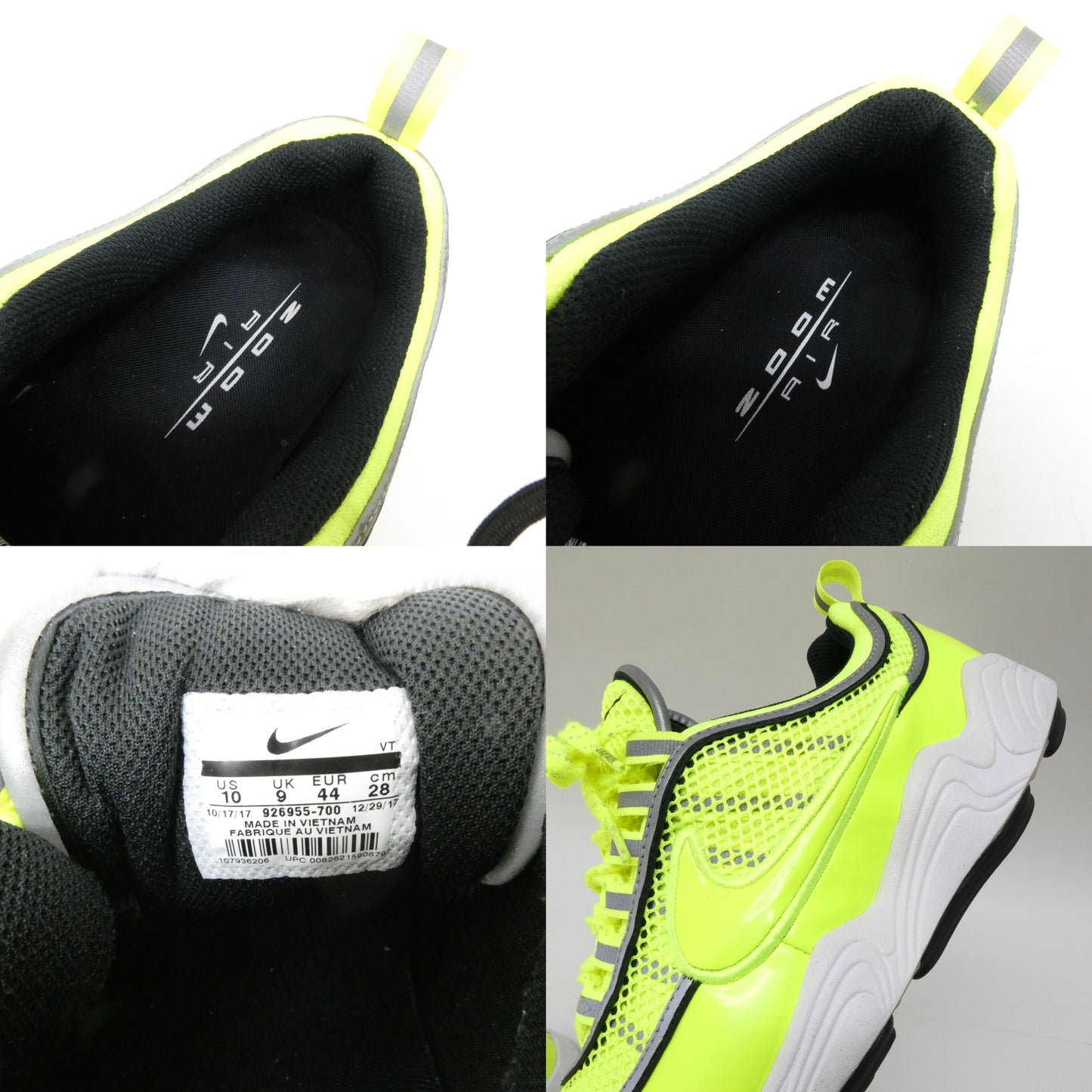 NIKE AIR ZOOM SPIRIDON 16 Volt Yellow Sneakers
