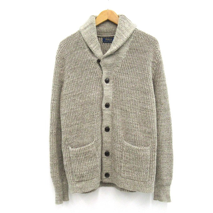 POLO RALPH LAUREN Shawl Collar Knit Cardigan Beige Size XS