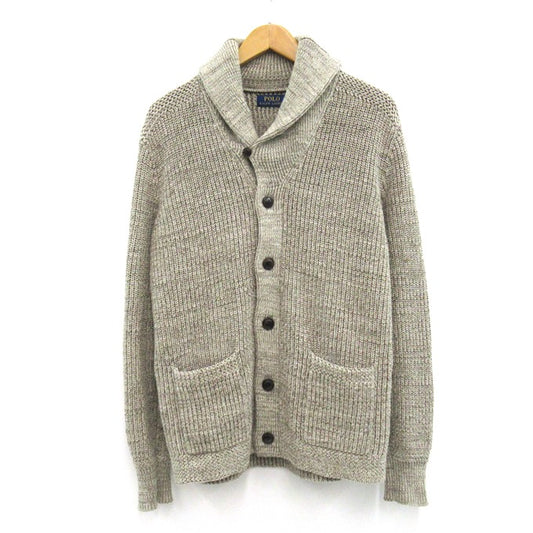 POLO RALPH LAUREN Shawl Collar Knit Cardigan Beige Size XS
