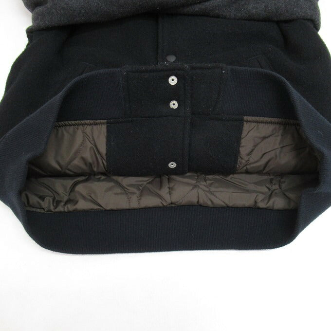KATO Light Melton Stadium Jacket Black Size S