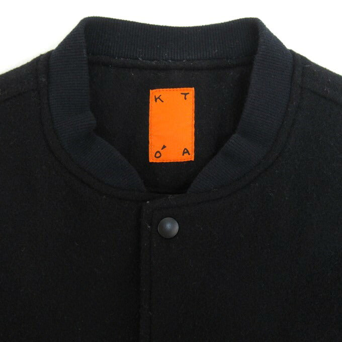 KATO Light Melton Stadium Jacket Black Size S