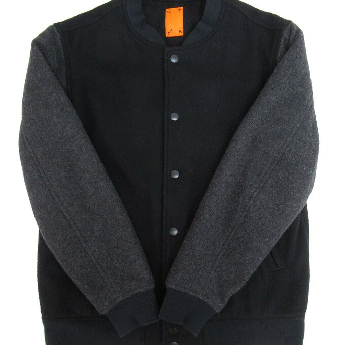 KATO Light Melton Stadium Jacket Black Size S