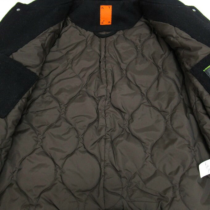 KATO Light Melton Stadium Jacket Black Size S