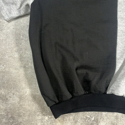 ITLO Vintage Adidas 70s Acrylic Sweatshirt Black Size L