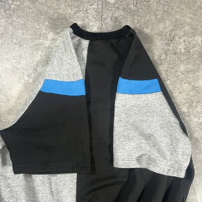 ITLO Vintage Adidas 70s Acrylic Sweatshirt Black Size L