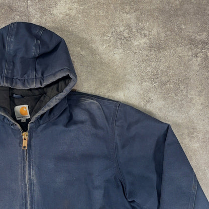 Carhartt 90s USA Faded Duck Active Jacket Navy Size L